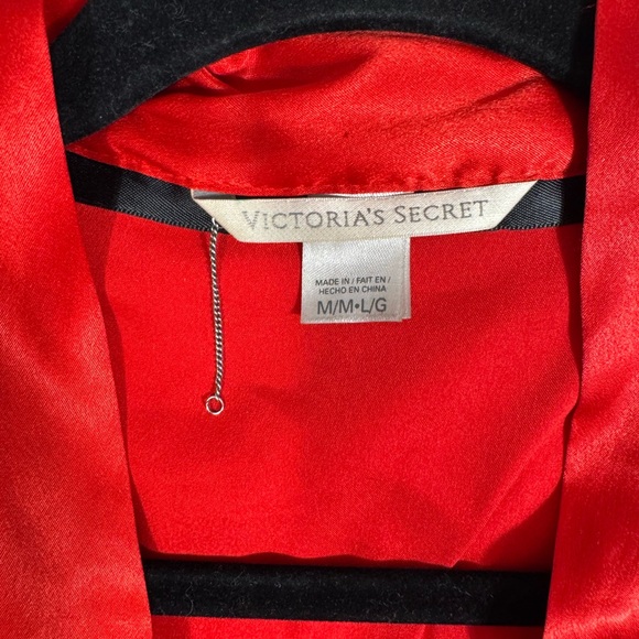 Victoria's Secret Red Satin Robe - Picture 3 of 6